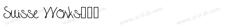 Suisse Works字体转换